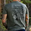 Bigfork Map Shirt Green Back