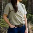 Bigfork Map Shirt Khaki Front