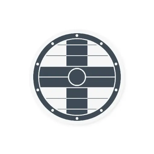 Shield Arms Sticker Aluminum