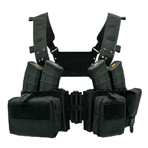 Split Chest Rig (Precision Mod) Black